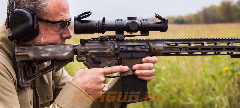 Прицел Sightmark Citadel 1-10x24, сетка CR1 BDC с подсветкой (SM13138CR1) на оружии